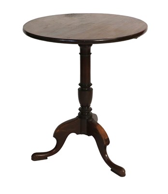 Lot 113 - A Late George III Mahogany Tripod Table, early...