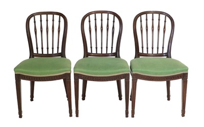 Lot 177 - A Set of Three George III-Style Mahogany...