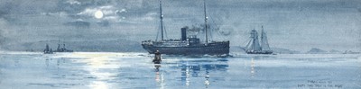 Lot 654 - Frank Watson Wood (1862-1953) ''Ships That...