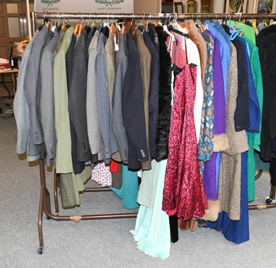 Lot 1095 - Circa 1960s and Later Gents Suits and Macs,...