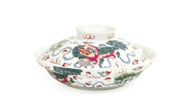 Lot 91 - A Chinese Porcelain Bowl and Cover, Qianlong...
