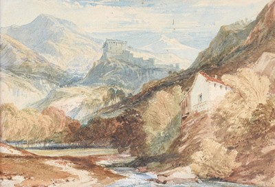 Lot 1020 - James Duffield Harding RWS (1798-1863) Alpine...