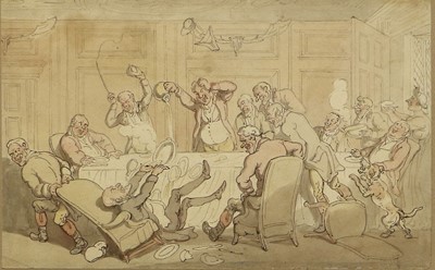 Lot 1023 - Thomas Rowlandson (1756-1827) "Dr Syntax at a...