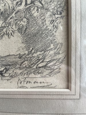 Lot 527 - John Sell Cotman (1782-1942) Study of a ruined...