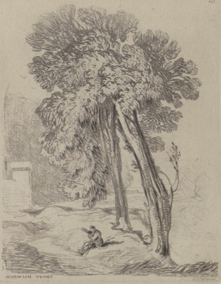 Lot 527 - John Sell Cotman (1782-1942) Study of a ruined...