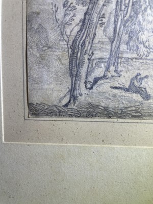 Lot 527 - John Sell Cotman (1782-1942) Study of a ruined...