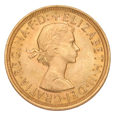 Lot 193 - Elizabeth II, Sovereign 1957; uncirculated...