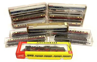 Lot 3245 - Fleischmann HO Gauge Locomotive And Rolling Stock