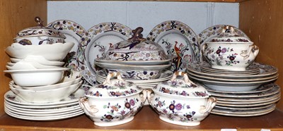 Lot 199 - A Quantity 19th century Masons Dinner Ware,...