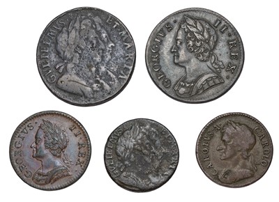 Lot 81 - Small Assortment of Copper Coins, 5 coins...