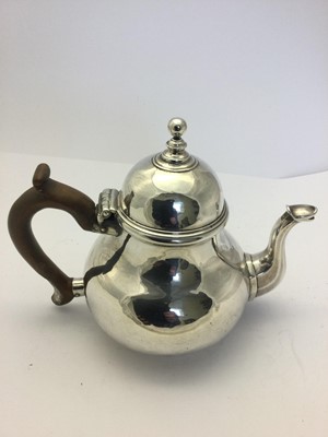 Lot 2176 - A Queen Anne Silver Teapot