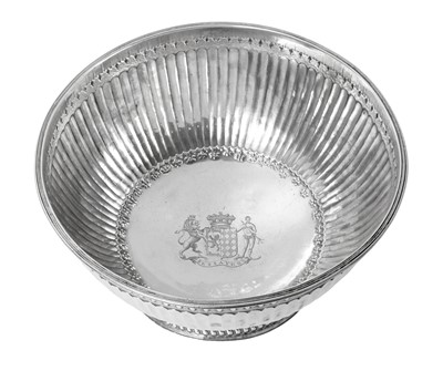 Lot 2178 - A William III Silver Punch-Bowl