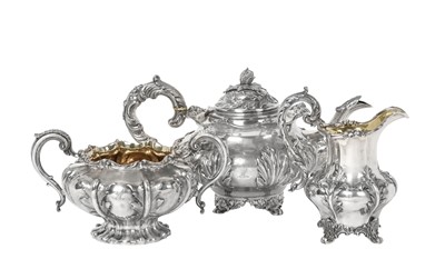 Lot 2261 - A William IV Silver Teapot