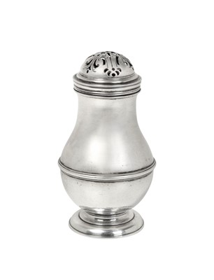 Lot A George I Silver Kitchen-Pepperette