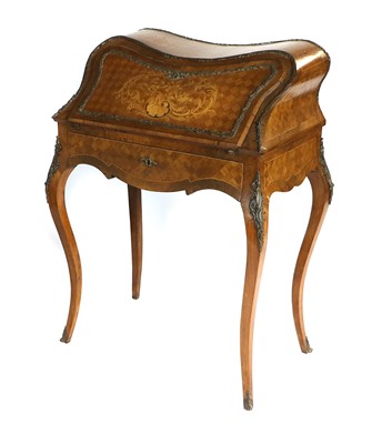 Lot 252 - A French Louis XV-Style Rosewood, Parquetry...