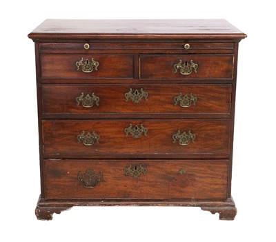 Lot 212 - A George III Mahogany and Oak-Lined Bachelor's...