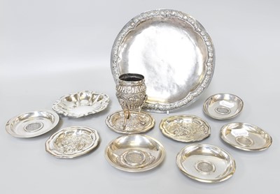 Lot 103 - A Collection of Maltese Silver Dishes, 20th...