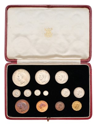 Lot 342 - George VI, 'Coronation' Proof Set 1937, 13...