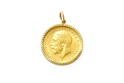 Lot 414 - A Sovereign Pendant, dated 1913