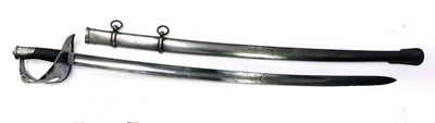 Lot 224 - An Italian M1860 Light Cavalry Sword, the 89cm...