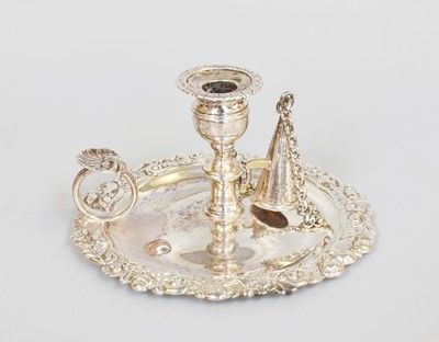 Lot 106 - A George IV Silver Chamber-Candlestick, by...