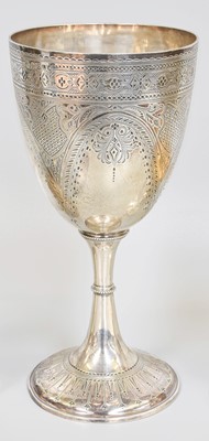 Lot 2 - A Victorian Silver Goblet, by Samuel Roberts...