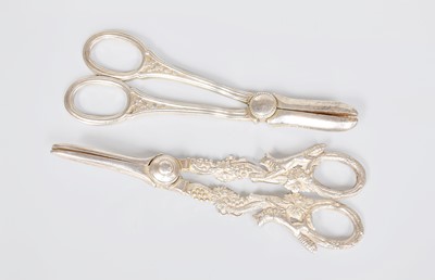 Lot 45 - A Pair of George V Silver Grape-Scissors and a...