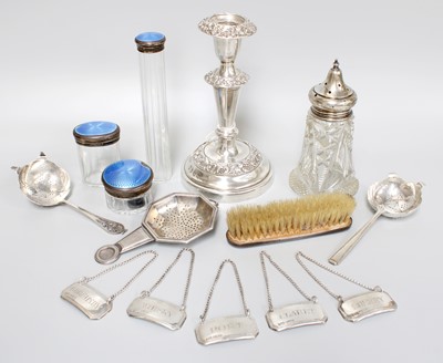 Lot 140 - A Collection of Assorted Silver, including...