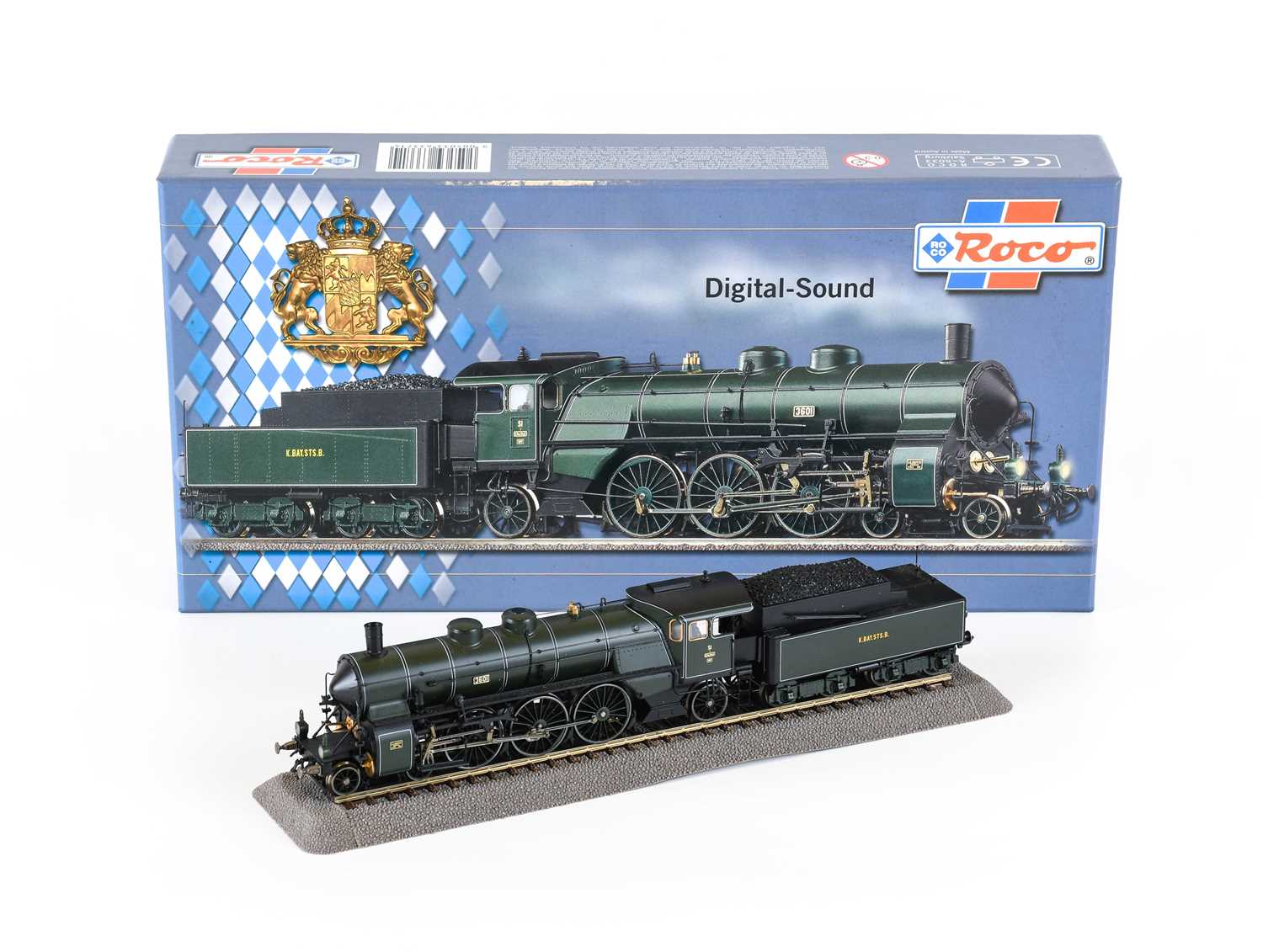 Lot 3313 - Roco HO Gauge 63371 4-6-2 K Bay Sts B S3/6 Locomotive 3601