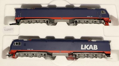 Lot 3315 - Roco HO Gauge 63750 LKAB Twin Locomotive Set