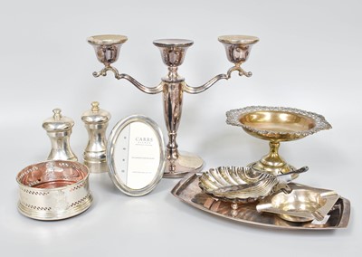 Lot 96 - A Collection of Assorted Silver, comprising a...