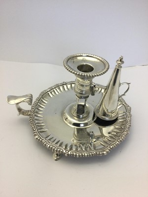 Lot 2188 - A George III Silver Chamber-Candlestick