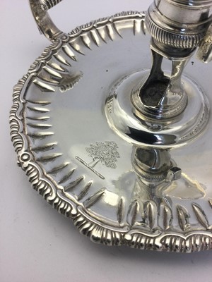Lot 2188 - A George III Silver Chamber-Candlestick