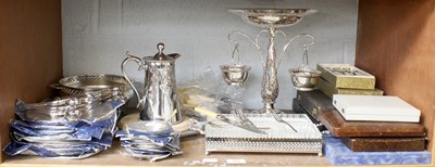Lot 165 - A Collection of Assorted Silver Plate,...