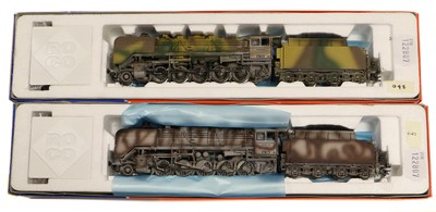 Lot 3340 - Roco HO Gauge Two Camouflaged Locomotives