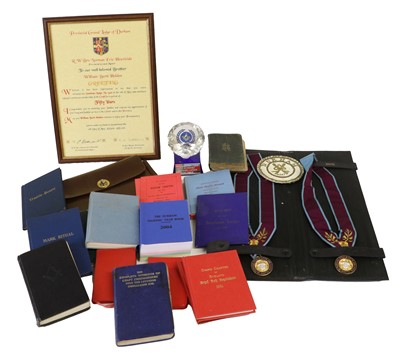 Lot 76 - A Quantity of Masonic Regalia, including three...