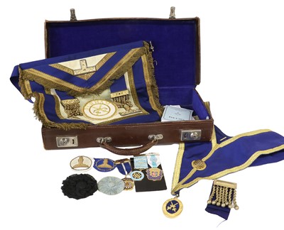 Lot 76 - A Quantity of Masonic Regalia, including three...