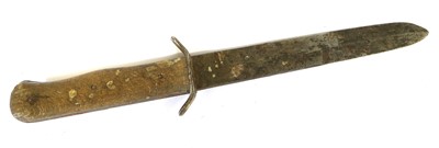 Lot 232 - A Second World War German Fighting Knife, the...