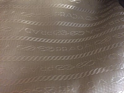 Lot 1201 - Prada Mirage Silver Bowling Bag, of...