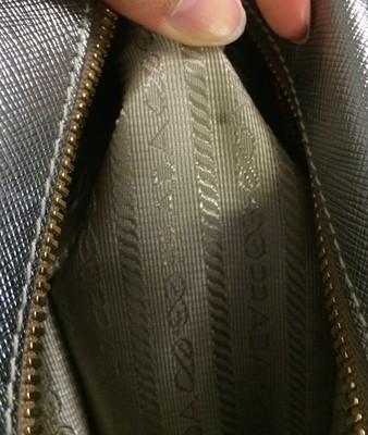 Lot 1201 - Prada Mirage Silver Bowling Bag, of...