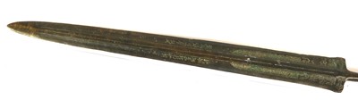 Lot 235 - Three Ancient Style Bronze Short Swords, one...