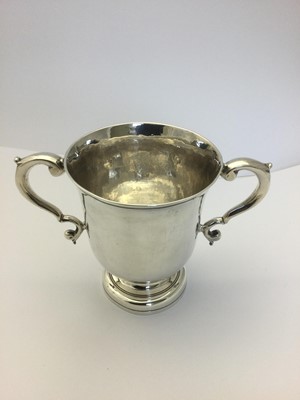 Lot 2180 - A George II Silver Two-Handled Cup