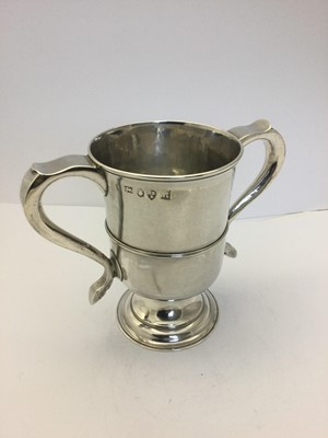 Lot 2181 - A George III Provincial Silver Two-Handled Cup