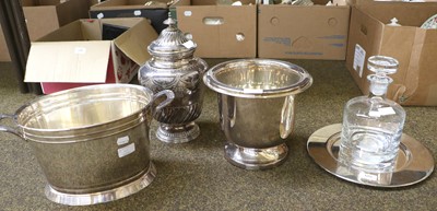 Lot 105 - A Collection of Assorted Silver Plate,...