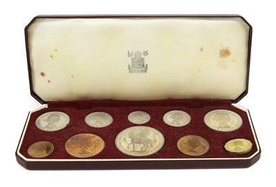 Lot 346 - Elizabeth II, 'Coronation' Proof Set 1953, 10...