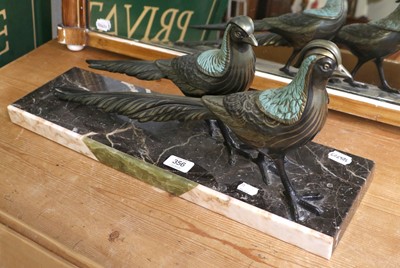 Lot 356 - An Art Deco Style Cold Painted Metal Sculpture,...