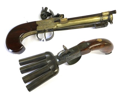 Lot 294 - A Non-working Copy of a Flintlock Blunderbuss...