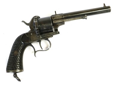 Lot 296 - A 19th Century Lefaucheux Model 1854 Pinfire...