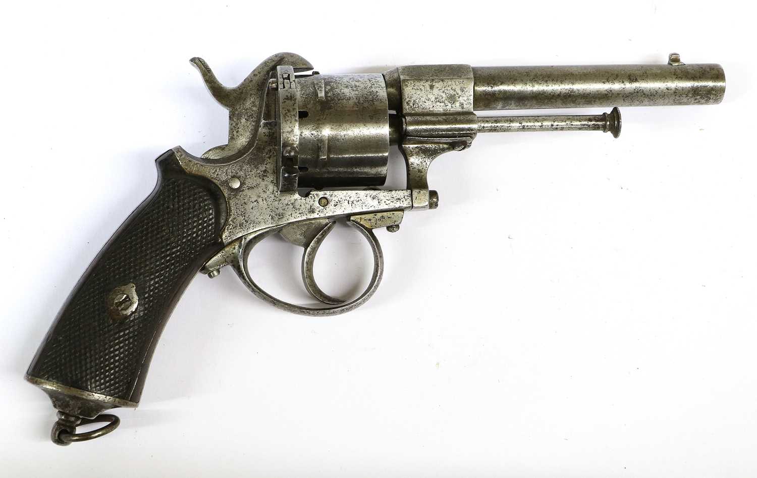 Lot 297 - A 19th Century Belgian Double Action Pinfire