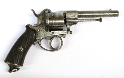 Lot 297 - A 19th Century Belgian Double Action Pinfire...